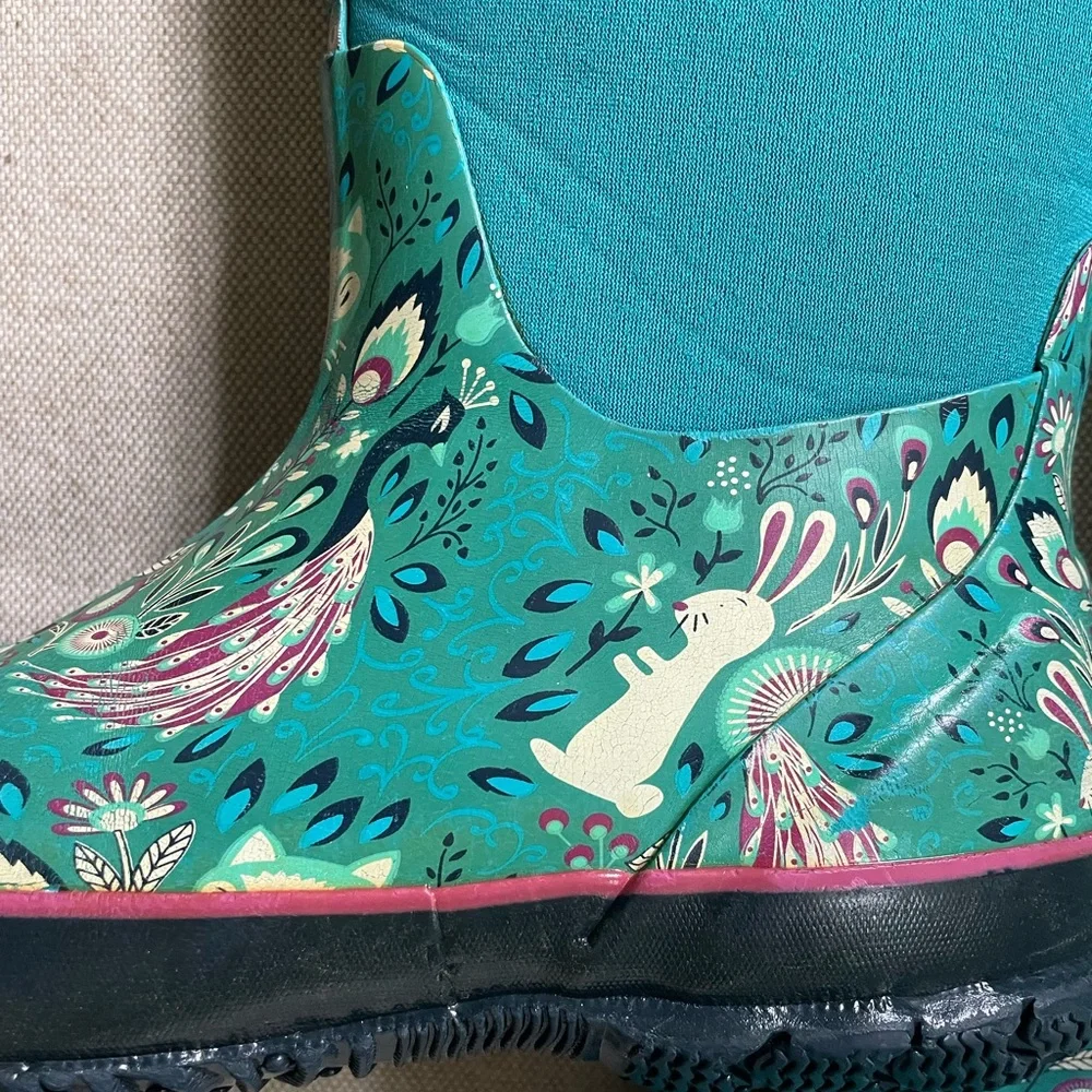 Bogs Kids Teal Pull-On Waterproof Boots